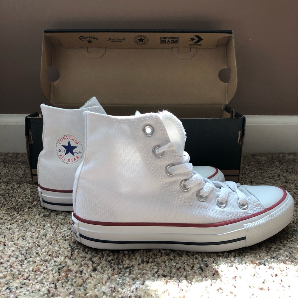 White High Top Converse